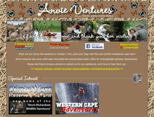 Tablet Screenshot of anvieventures.co.za